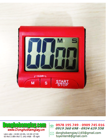 DAWEIF TIMER, Đồng hồ hẹn giờ đếm lùi 99phut 59giay DAWEIF TIMER (Vỏ màu đỏ)